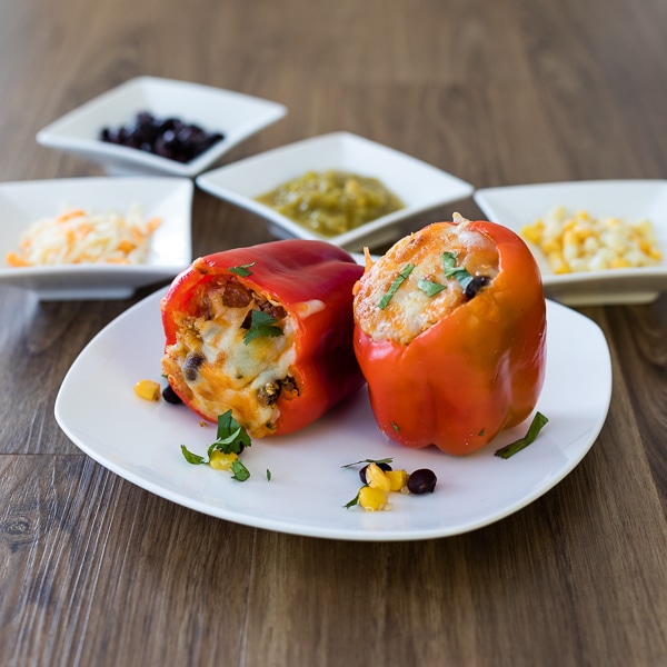 Quinoa and Black Bean Stuffed Pepper SVPT